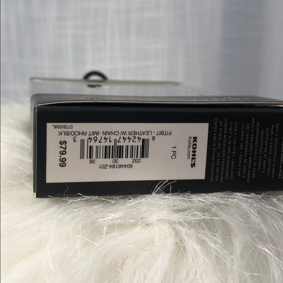 Simply Vera Wang Double Wrap Leather Metal Fitbit - Picture 6 of 8